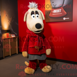Mascot character of a Red...
