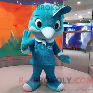 Postava maskota Teal...