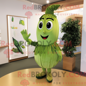 Mascot character of a Olive...
