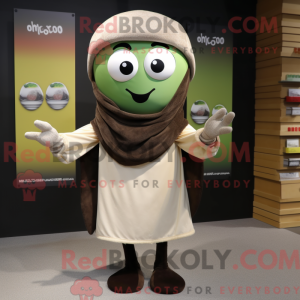 Mascot character of a Olive...
