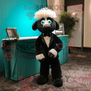 Mascot character of a Teal...