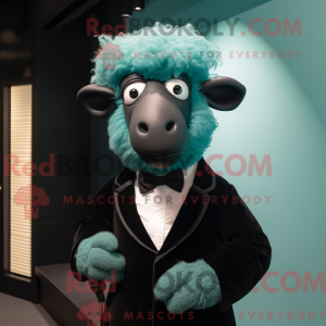 Postava maskota Teal Merino...