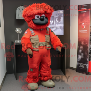 Maskottchen eines Red...