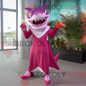 Postava maskota purpurového...