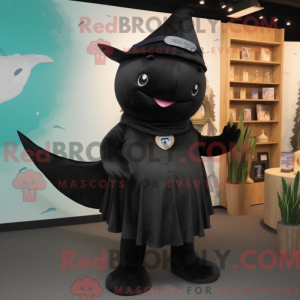 Mascot character of a Black...