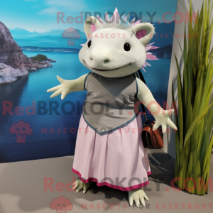 Mascot character of a Gray...