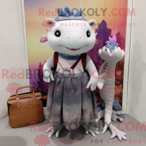 Mascot character of a Gray...