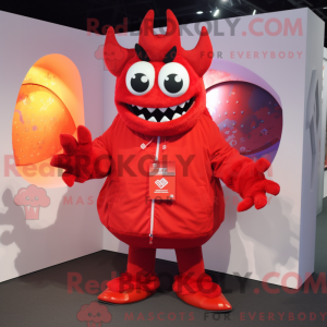 Mascot character of a Red...