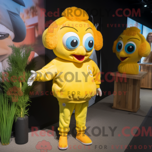 Mascot character of a Lemon...