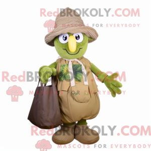 Mascot character of a Olive...