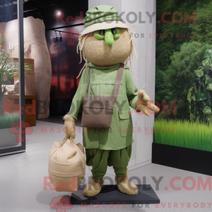 Mascot character of a Olive...