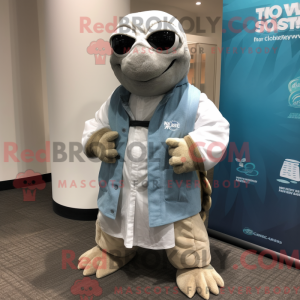 Mascot character of a White...