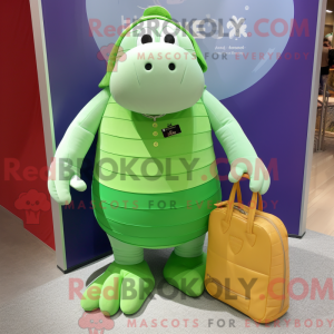 Postava maskota Lime Green...