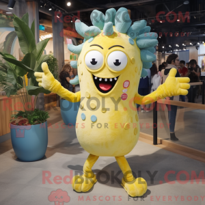 Mascot character of a Lemon...