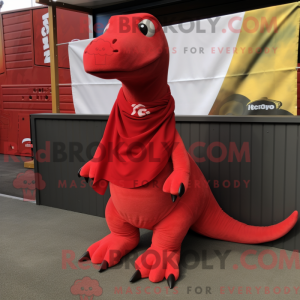 Mascot character of a Red...