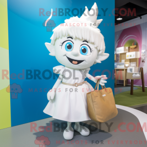 Mascot character of a White...