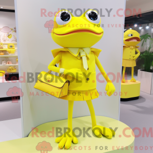 Mascot karakter van een...