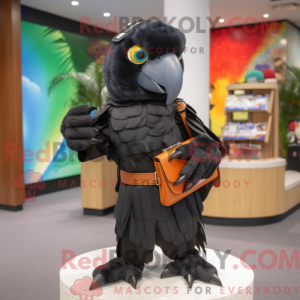 Mascot character of a Black...