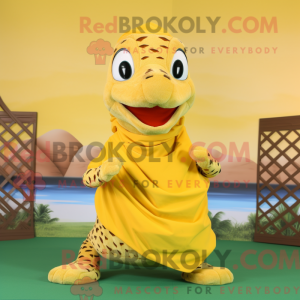 Mascottekarakter van een...