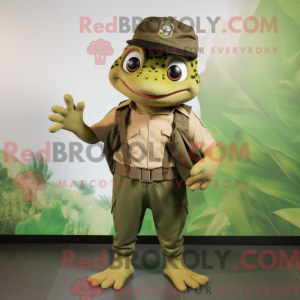 Mascot character of a Olive...