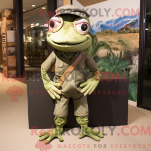 Mascot character of a Olive...