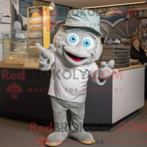 Mascot character of a Gray...