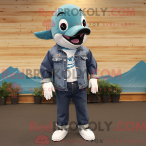 Mascot character of a Teal...