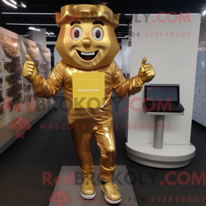 Mascot character of a Gold...