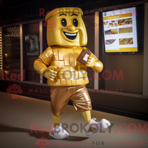 Mascot character of a Gold...