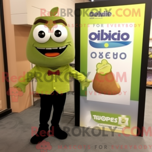 Mascot character of a Olive...