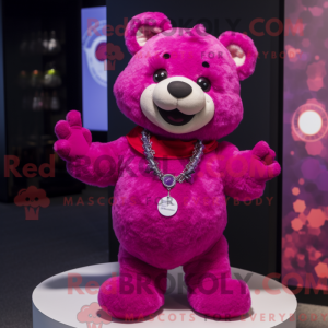 Personaje mascota de un oso...
