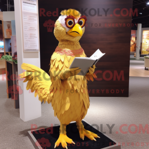 Mascot character of a Gold...