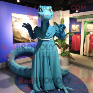 Mascot character of a Blue...