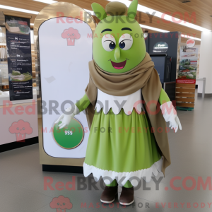 Mascot character of a Olive...