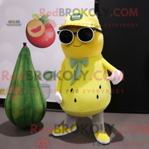 Mascot character of a Lemon...