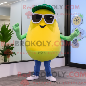 Mascot character of a Lemon...