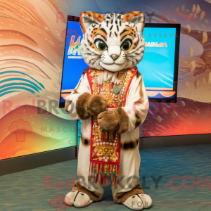 Personagem de máscara de um...