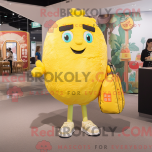 Mascot character of a Lemon...