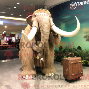 Maskotkarakter af en mammut...