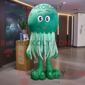 Mascot character of a Green...