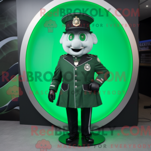 Mascot character of a Green...