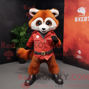 Mascot character of a Red...