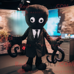 Mascot character of a Black...