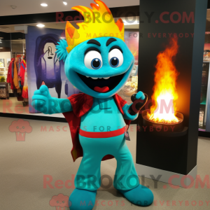 Mascot character of a...