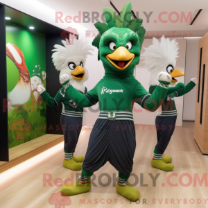 Mascot karakter van een...