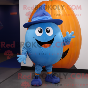 Mascot character of a Blue...