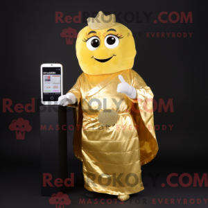 Mascot character of a Gold...