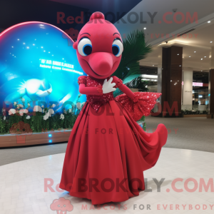 Mascot character of a Red...