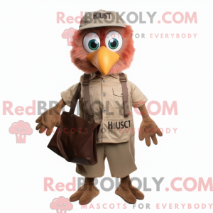 Mascot character of a Rust...