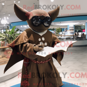 Maskottchen eines braunen...